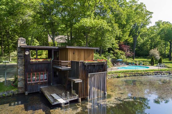 Exterior, Hot Tub, Lake, Pool