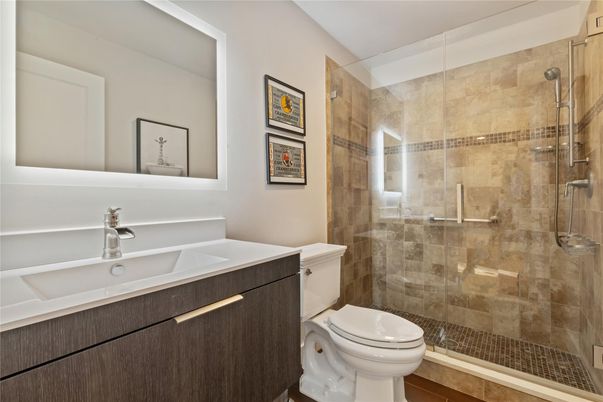 Bathroom, Glass Shower, Interior