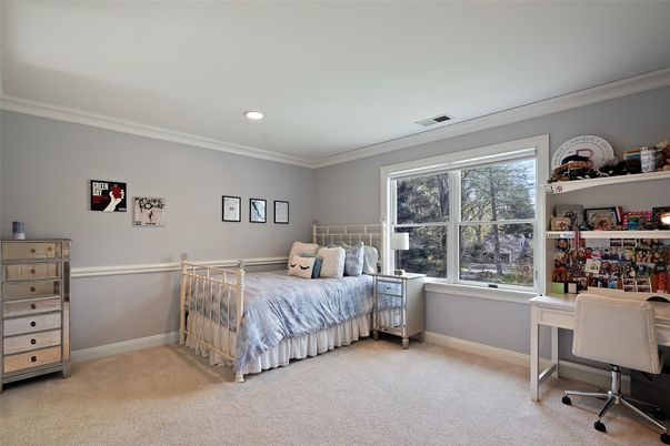 Bedroom, Home Office, Interior, Recessed Lighting