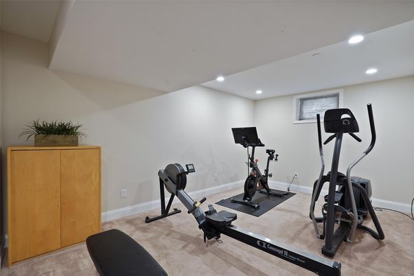 Fitness Equipment, Interior, Recessed Lighting
