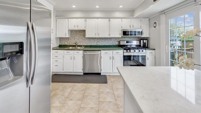 Interior, Kitchen, Recessed Lighting, Stainless Steel Appliances