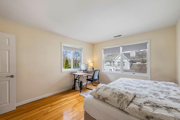 Bedroom, Home Office, Interior, Wood Texture Flooring