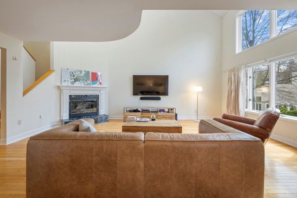 Fireplace, Interior, Living room, Wood Texture Flooring