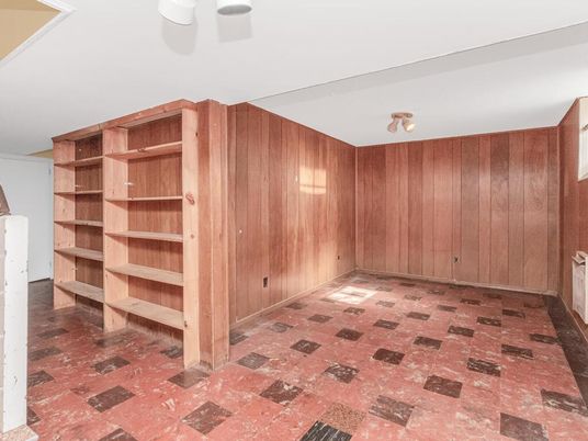 Empty room, Interior, Wooden Walls