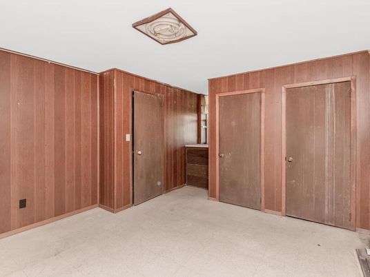 Empty room, Interior, Wooden Walls