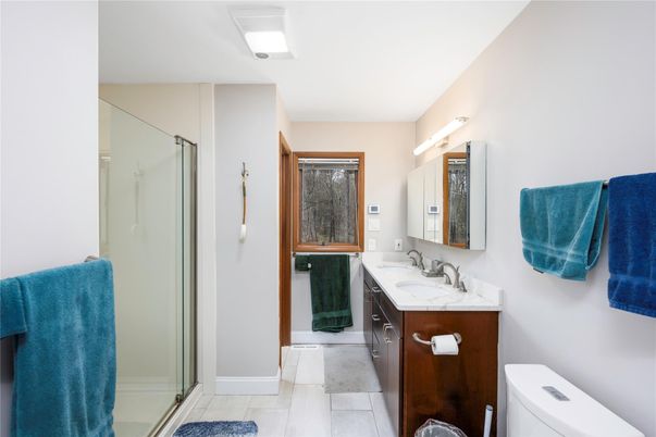 Bathroom, Glass Shower, Interior