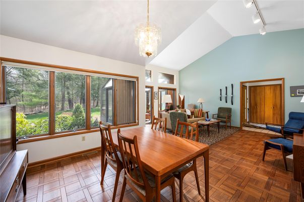 Chandelier, Dining room, Interior, Living room, Wood Texture Flooring