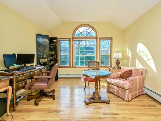 Home Office, Interior, Wood Texture Flooring