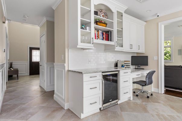 Home Office, Interior, Recessed Lighting