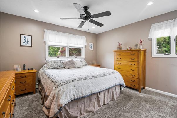 Bedroom, Interior, Recessed Lighting