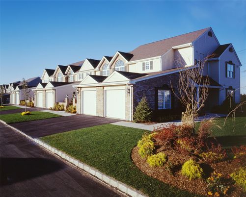 Attached, Exterior, Facade, Brick Facade, Farmhouse