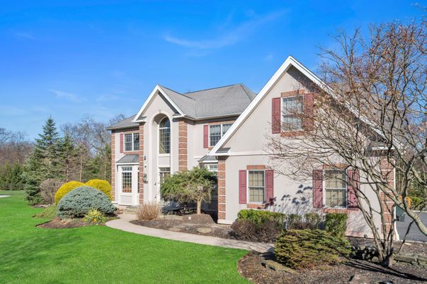 Backyard, Exterior, Facade, Brick Traditional