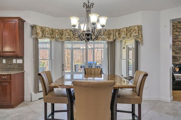 Chandelier, Dining room, Interior