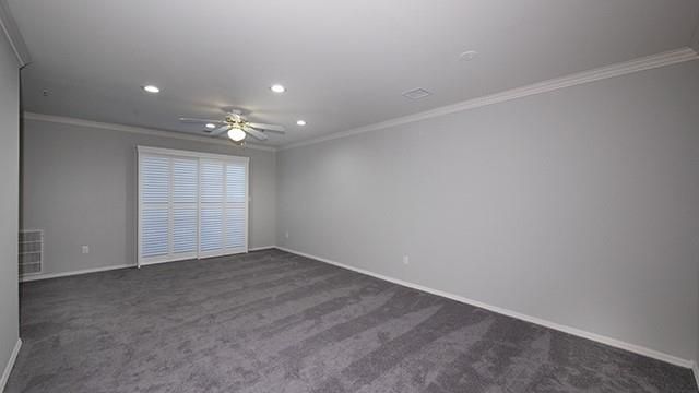 Empty room, Interior, Recessed Lighting