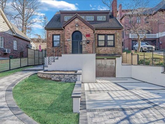 Exterior, Facade, Brick Facade, Tudor Revival