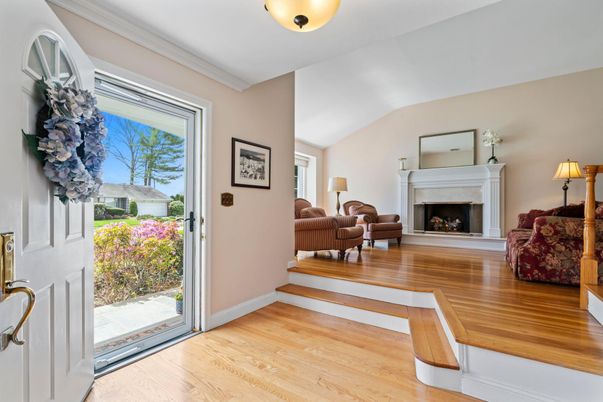 Fireplace, Interior, Wood Texture Flooring