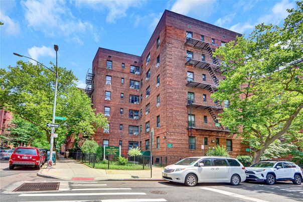 Exterior, Facade, Brick Facade, Condo Building