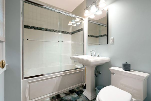 Bathroom, Glass Shower, Interior