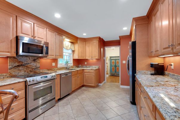 Interior, Kitchen, Recessed Lighting, Stainless Steel Appliances