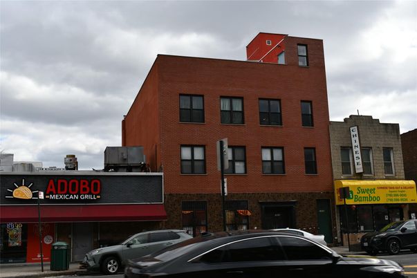 Exterior, Facade, Brick Facade, Condo Building