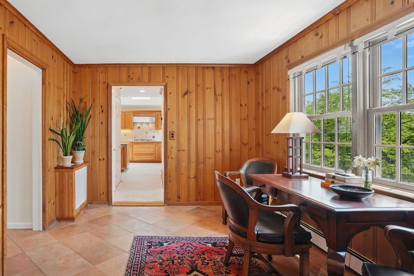 Dining room, Interior, Wooden Walls