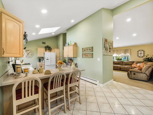 Interior, Kitchen, Living room, Recessed Lighting