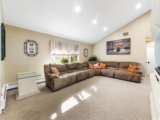 Interior, Living room, Recessed Lighting