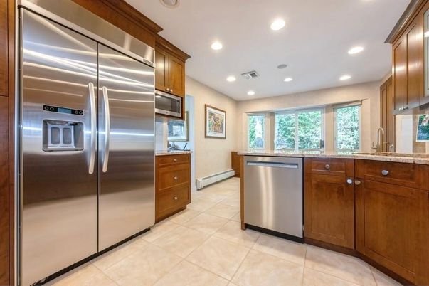 Interior, Kitchen, Recessed Lighting, Stainless Steel Appliances
