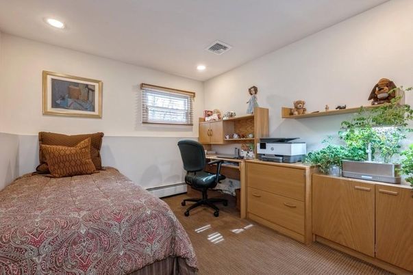 Bedroom, Home Office, Interior, Recessed Lighting