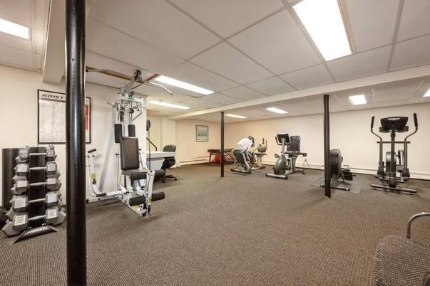 Fitness Equipment, Gym, Interior, Recessed Lighting