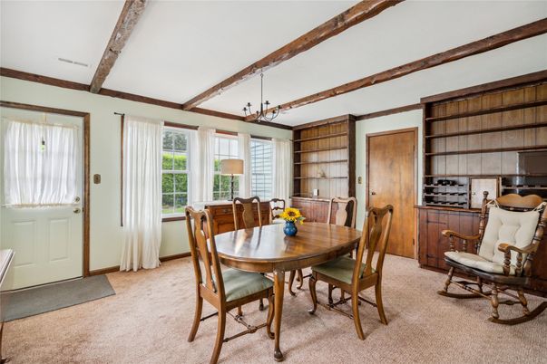 Dining room, Interior, Kitchen, Wooden Beams