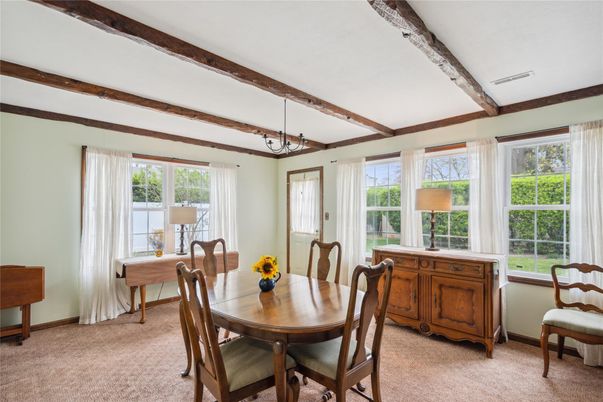Dining room, Interior, Wooden Beams