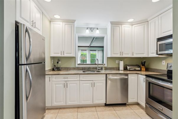 Interior, Kitchen, Recessed Lighting, Stainless Steel Appliances