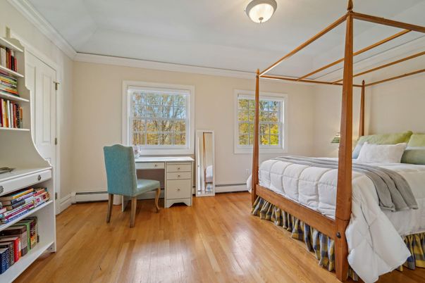 Bedroom, Home Office, Interior, Wood Texture Flooring