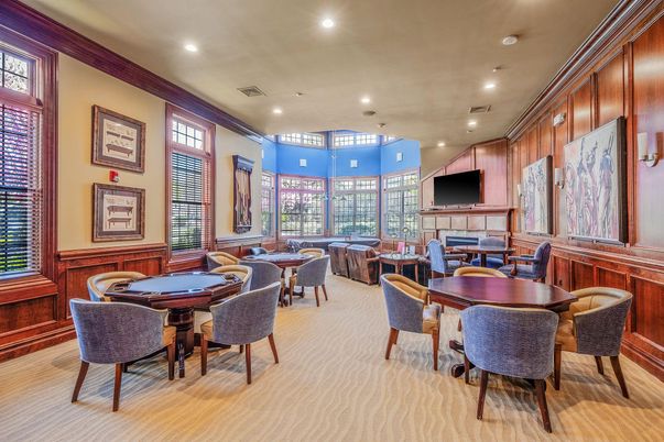 Dining room, Game Room, Interior, Recessed Lighting