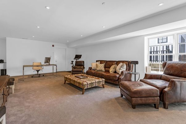 Home Office, Interior, Living room, Recessed Lighting