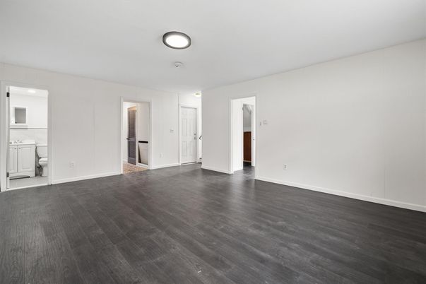 Bathroom, Empty room, Interior, Wood Texture Flooring
