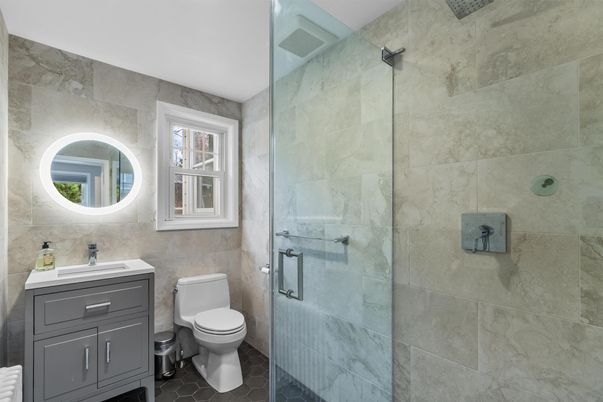 Bathroom, Glass Shower, Interior
