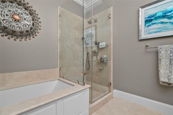 Bathroom, Glass Shower, Interior