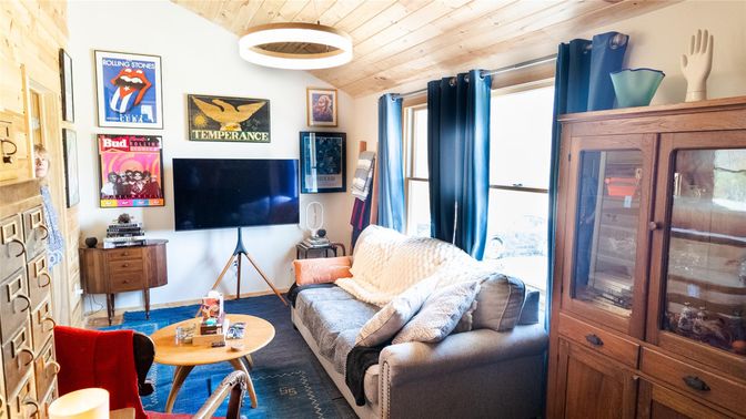 Interior, Living room, Wooden Ceilings
