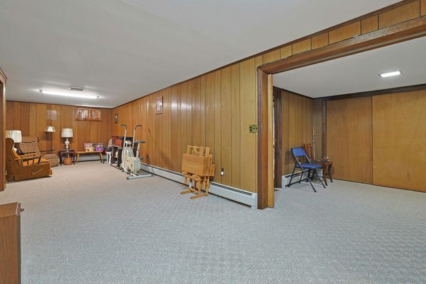Fitness Equipment, Interior, Recessed Lighting, Wooden Walls