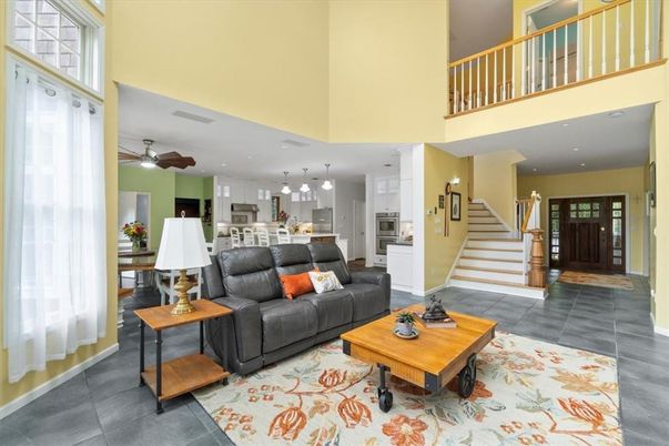 Interior, Kitchen, Living room, Pendant Lights, Recessed Lighting
