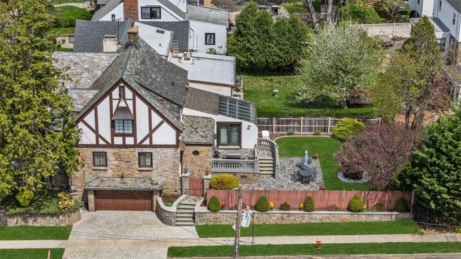 Attached, Exterior, Facade, Brick Facade, Tudor Revival