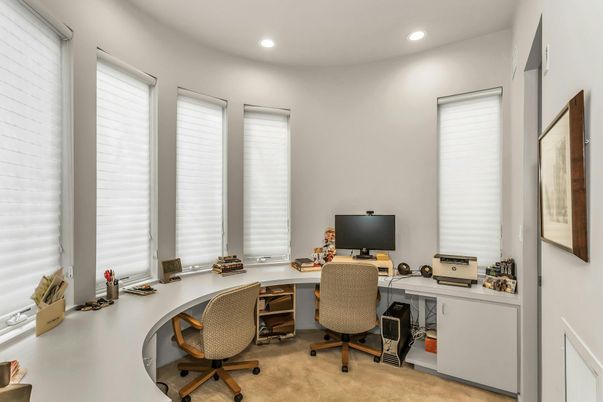 Home Office, Interior, Recessed Lighting