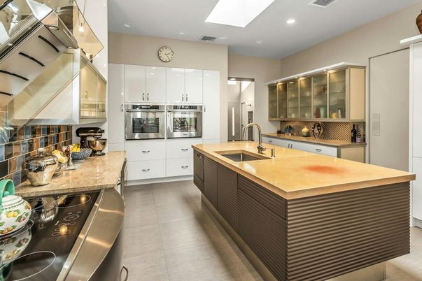 Interior, Kitchen, Recessed Lighting, Stainless Steel Appliances