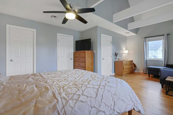 Bedroom, Interior, Wood Texture Flooring