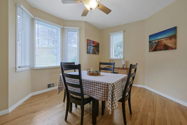 Dining room, Interior, Wood Texture Flooring