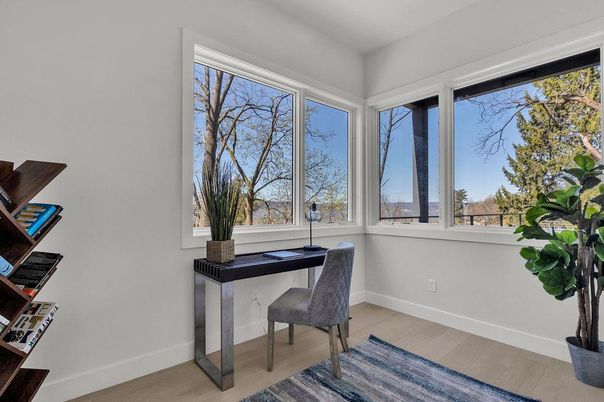 Home Office, Interior, Wood Texture Flooring