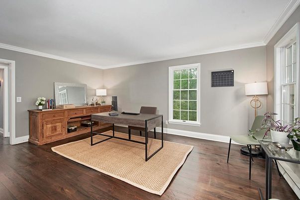 Home Office, Interior, Wood Texture Flooring