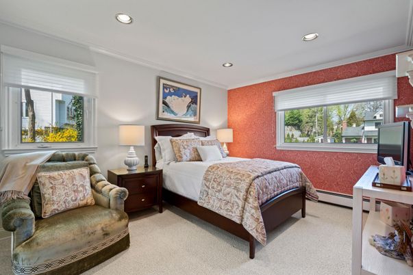 Bedroom, Interior, Recessed Lighting
